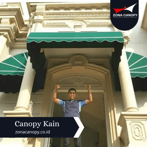 Canopy Kain Teras Rumah cinere